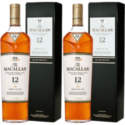 麦卡伦 The Macallan 麦卡伦12年经典雪莉桶单一麦芽苏格兰威士忌 2支装 赠品鉴杯