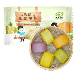 九洲丰园 有机儿童馒头260g*4袋（40只）宝宝儿童早餐食品半成品早饭面点