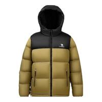 CAMEL骆驼火山羽绒服男女短款秋冬2024连帽加厚防风防寒面包服外套