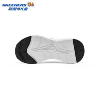 Skechers斯凯奇童鞋秋冬靴子男女童鞋雪地靴加绒保暖靴405222L/302583L 男童/黑色/绿色/BKGR 27.5