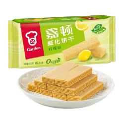 嘉顿 威化饼干柠檬味糕点休闲小孩零食品办公室特产小吃
