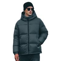 英爵伦90白鸭绒羽绒服男士面包服连帽短款保暖冬季外套
