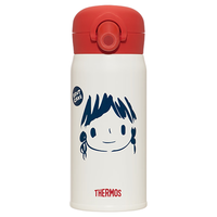 膳魔师(THERMOS)保温杯男女水杯IP合作款微笑系列焖烧罐生日礼物杯子 party粉色焖烧罐 470ml