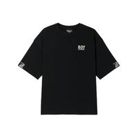 BOY LONDON【范丞丞同款】夏短袖款烫金黑色休闲潮牌T恤N01910 黑色  M 此款偏大，拍小一码