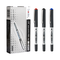 Snowhite 白雪 PVR-155 盖帽中性笔 黑色 0.5mm 12支装