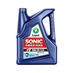 龙蟠 SONIC T1 5W-30全合成机油SN PLUS汽车发动机油4L
