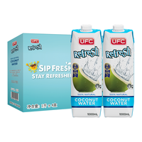 UFC 100%纯椰子水 1L*4瓶