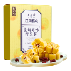五芳斋 绿豆糕 蔓越莓味 100g(25g*4只) （plus会员免运费）