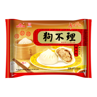狗不理 传统猪肉包 420g