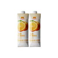 王老吉 橙汁桃汁果味饮料 1L*2盒