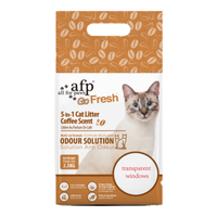 all for paws afp咖啡渣五合一混合豆腐猫砂活性炭除臭无尘快速结团膨润土6包装