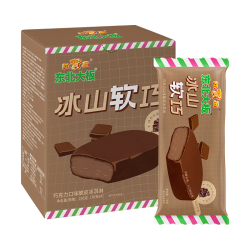 东北大板 巧克力口味 脆皮 冰淇淋 70g*4支 量贩装 冷饮 冰激凌 雪糕批发