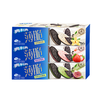 OREO 巧轻脆 薄片夹心饼干 380g