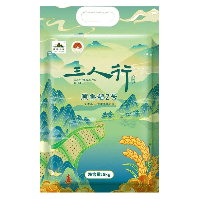 sanrenxing 三人行 原稻香 东北珍珠大米 5kg