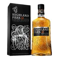 高原骑士(Highland Park)高原骑士10年/12年/15年苏格兰单一麦芽威士忌700ml盒装进口洋酒 高原骑士10年700ml