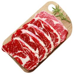 小牛凯西 官方儿童牛排进口整切草饲厚切牛肉生鲜黑椒眼肉西冷家庭菲力牛扒 菲力牛排1.3kg20片+30烤肠