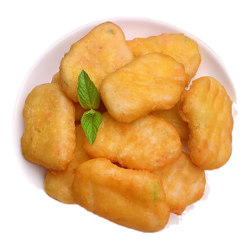 上鲜 彩蔬玉米鸡块 1kg  脆皮鸡块 油炸鸡肉块 早餐空气炸锅 清真食品