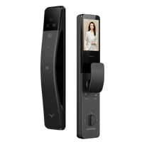 鹿客 S6 Max 指静脉 人脸识别双摄猫眼大屏智能门锁