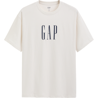 Gap 纯棉印花logo圆领短袖T恤 755795