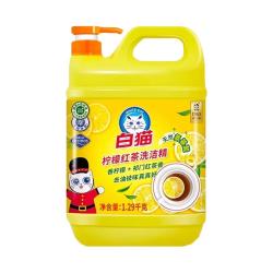 白猫 柠檬红茶香型 洗洁精 按压瓶