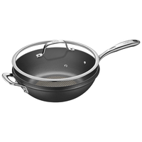 Tefal 特福 炒锅不粘锅中式炒菜锅家用平底炒菜锅30cm燃气电磁炉通用不粘炒锅