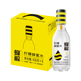 HONEY RELIEF 蜂蜜水分离式新鲜柠檬蜜汁0脂便捷式360gx6