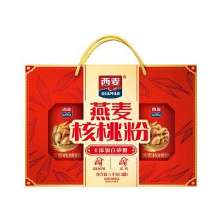 西麦 精装燕麦片礼盒高蛋白质中老年健康送礼营养品c2