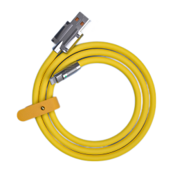 POSKELRTY 2A快充 苹果手机充电线  硅胶 橙色 Type-C USB-A 2A