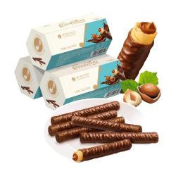 Le conté 珍爱榛仁夹心巧克力棒156g休闲零食礼物