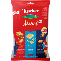 Loacker 莱家 迷你威化饼干混合口味200g进口零食小吃休闲膨化食品
