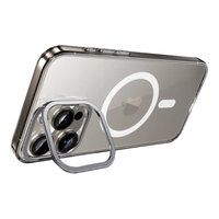 TORRAS/图拉斯 超薄超透 iPhone15ProMax手机壳+MagSafe磁吸+隐形支架 ABS+PC 冰感