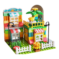 FEELO 费乐 1625-1 小房子积木 100颗粒