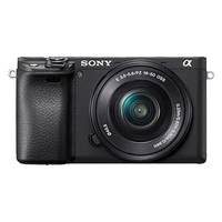 SONY 索尼 ILCE-6400L/a6400L半画幅微单4K视频Vlog直播微单相机A6400 黑色a6400M(18-135镜头) 官方标配