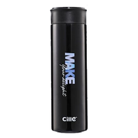 希乐(cille)保温杯316不锈钢水杯大容量带茶漏男士上学水杯便携随手杯 红色 500ML