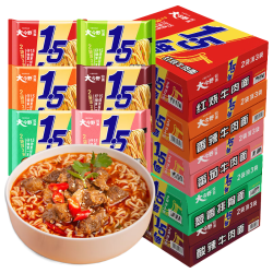 今麦郎 方便面葱香排骨味袋装速食大今野拉面1.5倍方便速食泡面整箱 番茄牛肉面