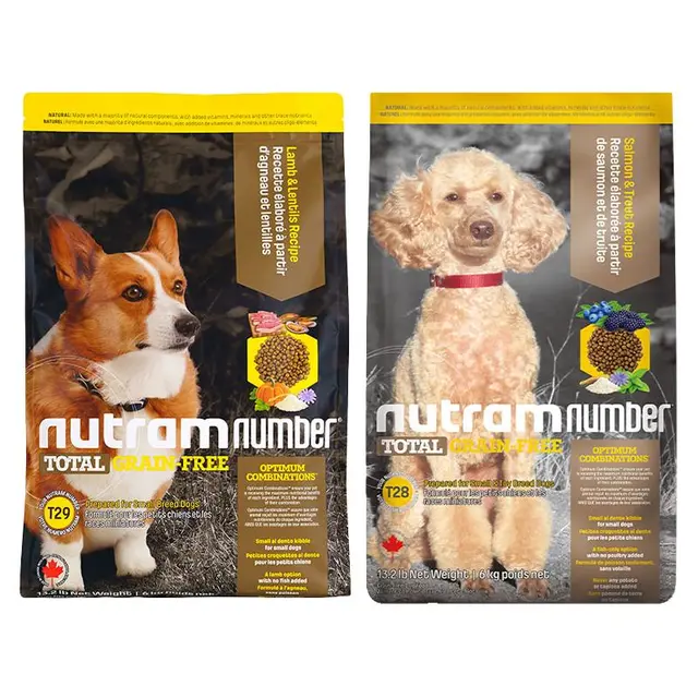 nutram 纽顿 无谷低升糖系列 T28鲑鱼鳟鱼小型犬全阶段狗狗干粮