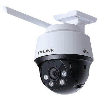 普联 TP-LINK 4G监控摄像头 家用室内外防水全彩高清夜视监控器 360度全景旋转云台手机远程 【单镜头/单画面】200万4G全网通 无内存