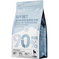 伯纳天纯狗粮 生时力系列无谷低敏全阶段鲜肉低温烘焙狗粮 鸡鸭三文鱼1.5kg