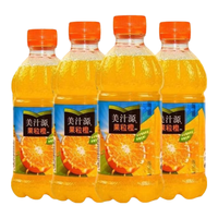 Minute Maid美汁源果粒橙300ML/瓶 橙汁果味汽水果汁饮料便携 果粒橙 300ml*4瓶