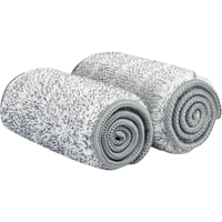 百家好世 配布免手洗平板托把拖布墩布终洁者拖把专属替换布 2块装