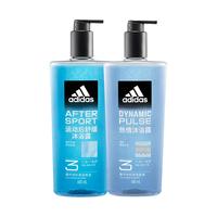 adidas/阿迪达斯 三效合一 男士洗护套装 舒缓热情 1.2L