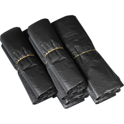 科力邦 垃圾袋 30*50cm/50只装有耳双面2丝 一次性塑料袋小号商用物业背心式垃圾袋  KB1002