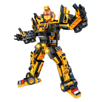 SEMBO BLOCK 森宝积木 三一重工系列 712015 3变工程机器人