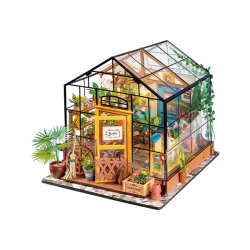 若来 diy小屋凯西花房立体拼图成人积木模型房子手工拼装儿童生日礼物