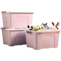 Maryya 美丽雅 HCO75658 收纳箱 62L*3个 粉色