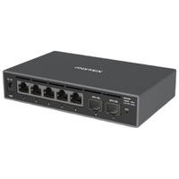 兮克 5口2.5G电+2口10G万兆光口轻管理交换机7口适用猫棒NAS支持VLAN/聚合SKS3200-5E2X网络分线分流器