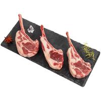 涝河桥 供港宁夏滩羊 法式小切 战斧羊排1kg/袋  生鲜烧烤食材 法式小切1kg