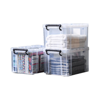 Citylong 禧天龙 大力士系列 X-6030 收纳箱 45L*3个 透明