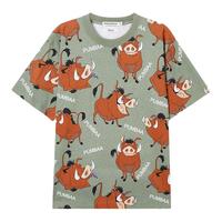 美特斯邦威款MTEE迪士尼狮子王满印短袖T恤夏季宽松舒适百搭