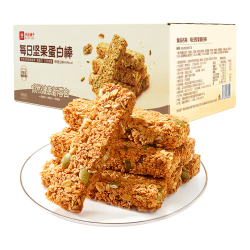 良品铺子 每日坚果蛋白棒 500g 燕麦谷物饼干